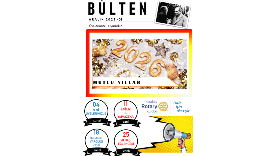 Karaköy RK 2025 Aralık Bülteni