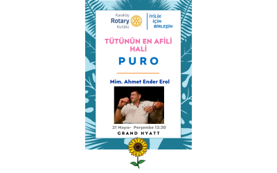 Tütün'ün En Afili Hali : P U R O - 21 Mayıs 12.30 GRAND HYATT