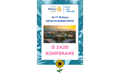 D2420 KONFERANSI 16-17-18 Mayıs Antalya SUENO HOTEL